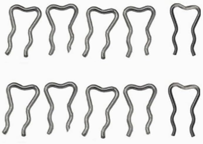 Lskioer 10Pcs Diesel Fuel Return Line Injector Clips for Duramax GM, LLY LBZ LMM Injectors 2004.5-2010, Replaces 97359750 - Image 1